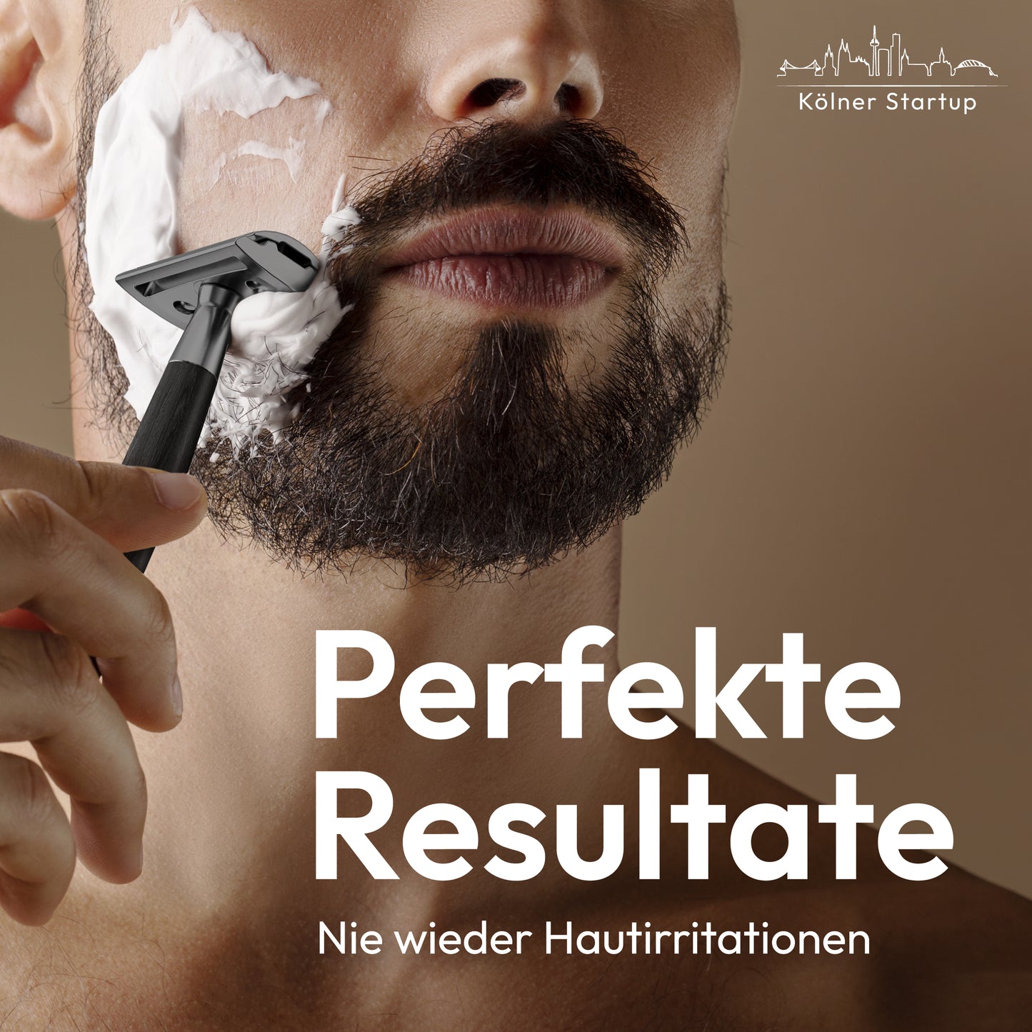 ANYMALE® Rasierhobel mit Standfuß aus Holz