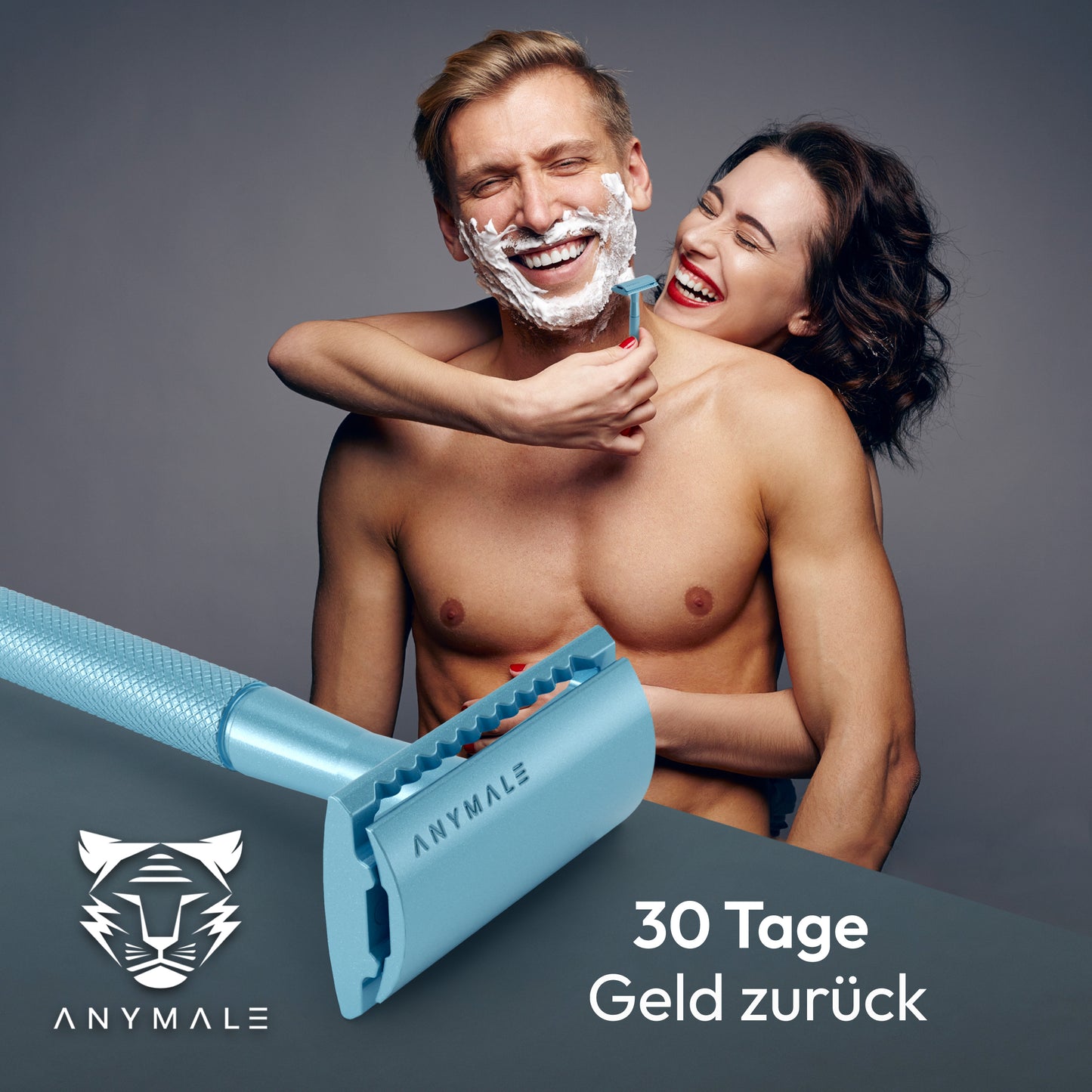 ANYMALE® Rasierhobel mit Standfuß