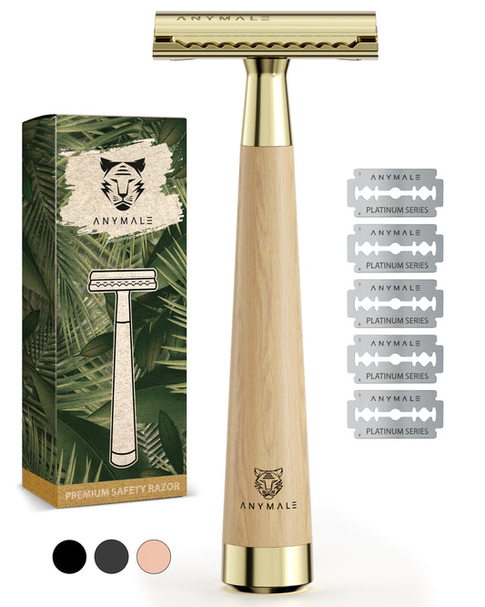 ANYMALE® Rasierhobel aus Holz
