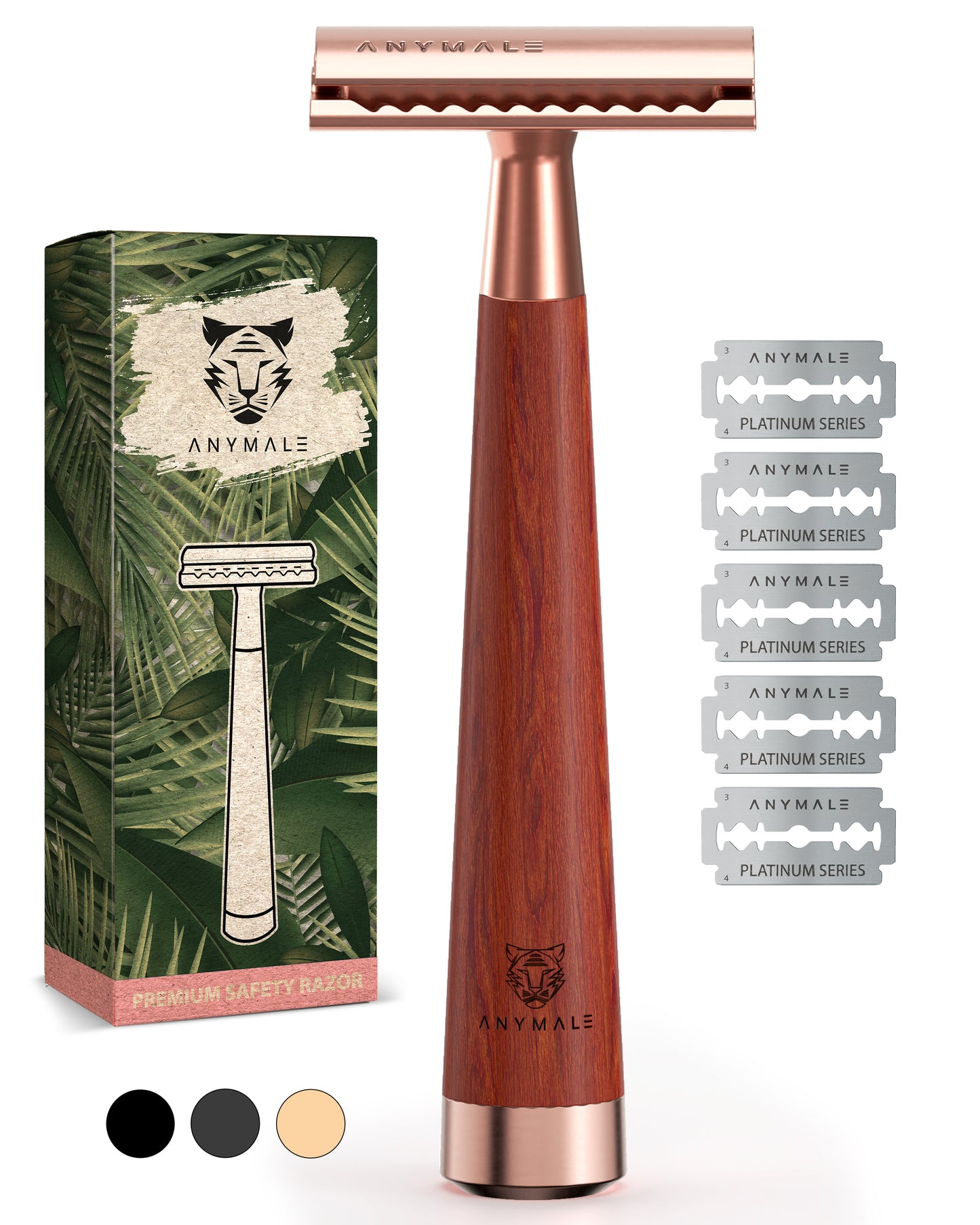 ANYMALE® Rasierhobel aus Holz
