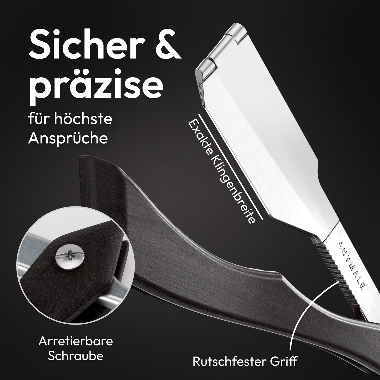 Rasiermesser aus Holz