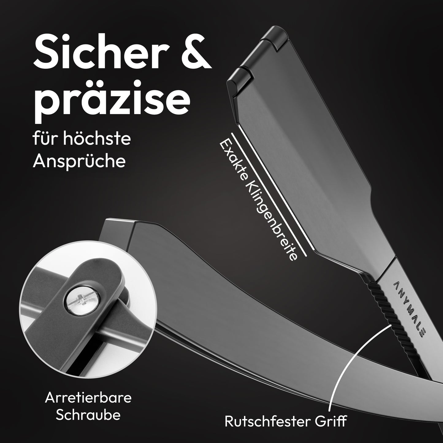 Rasiermesser aus Metall