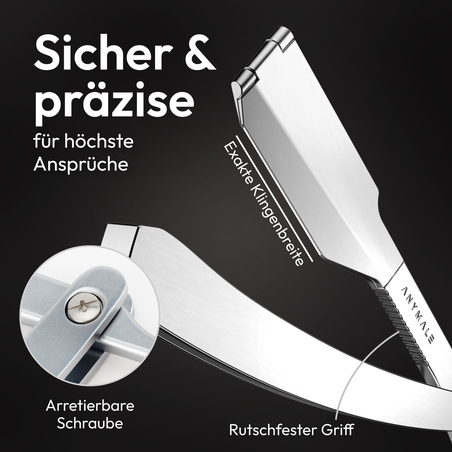 Rasiermesser aus Metall