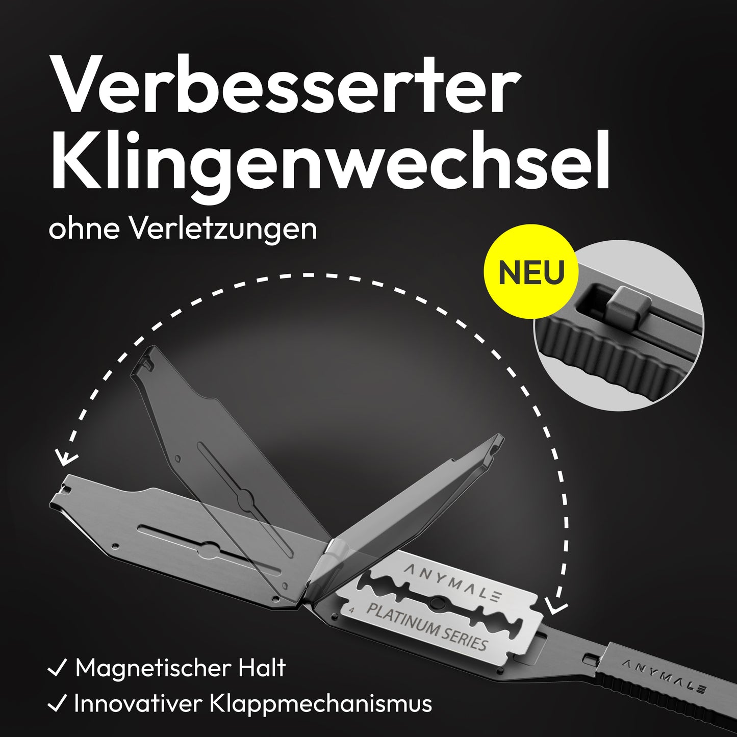 Rasiermesser aus Metall