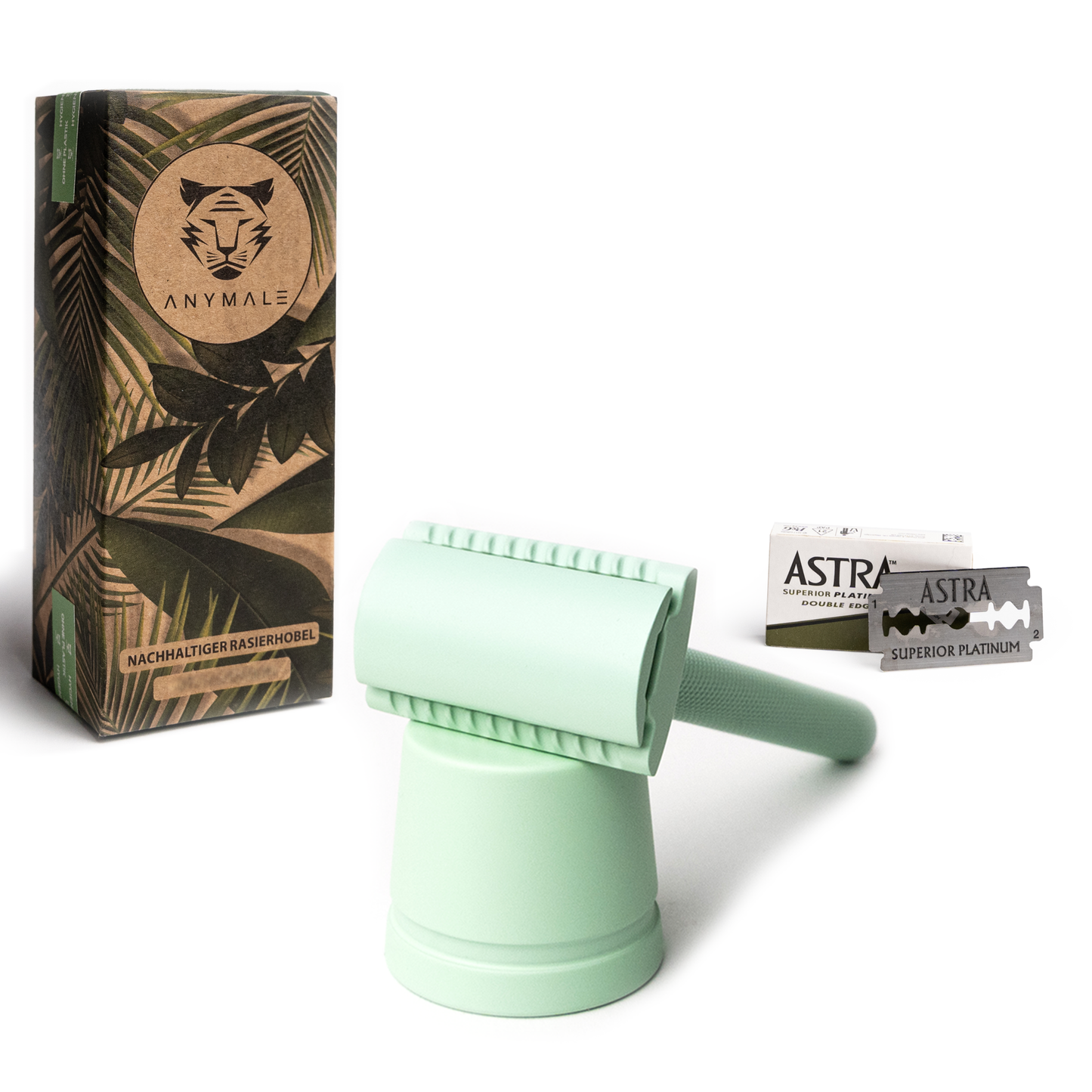 ANYMALE® Rasierhobel mit Standfuß