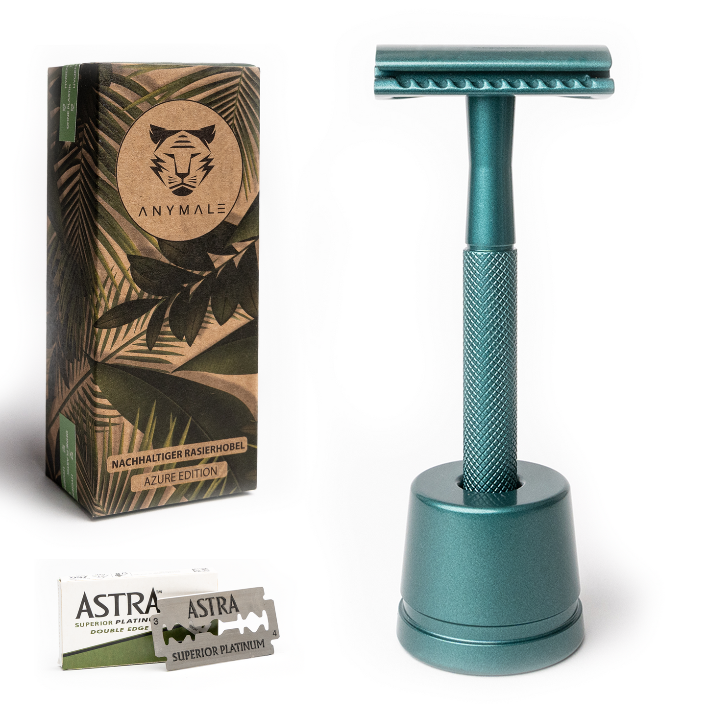 ANYMALE® Rasierhobel mit Standfuß