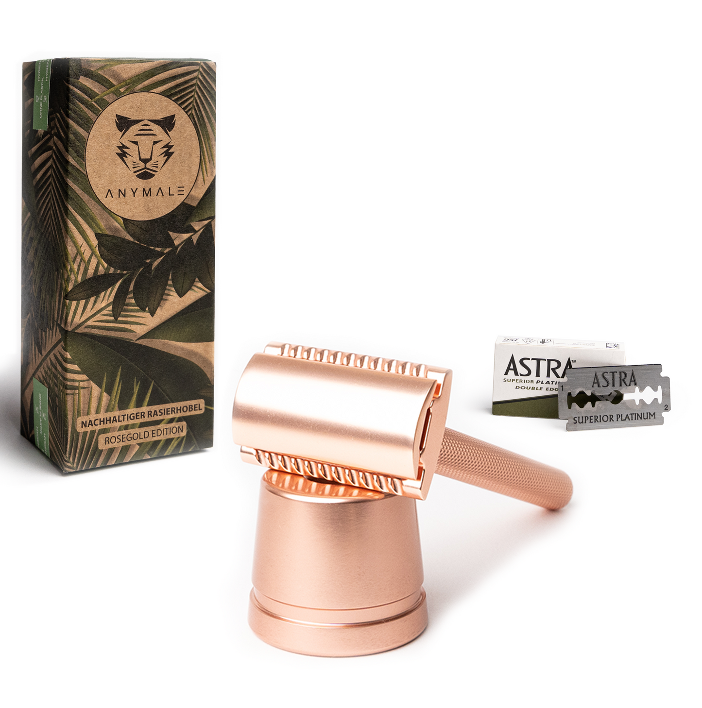 ANYMALE® Rasierhobel mit Standfuß