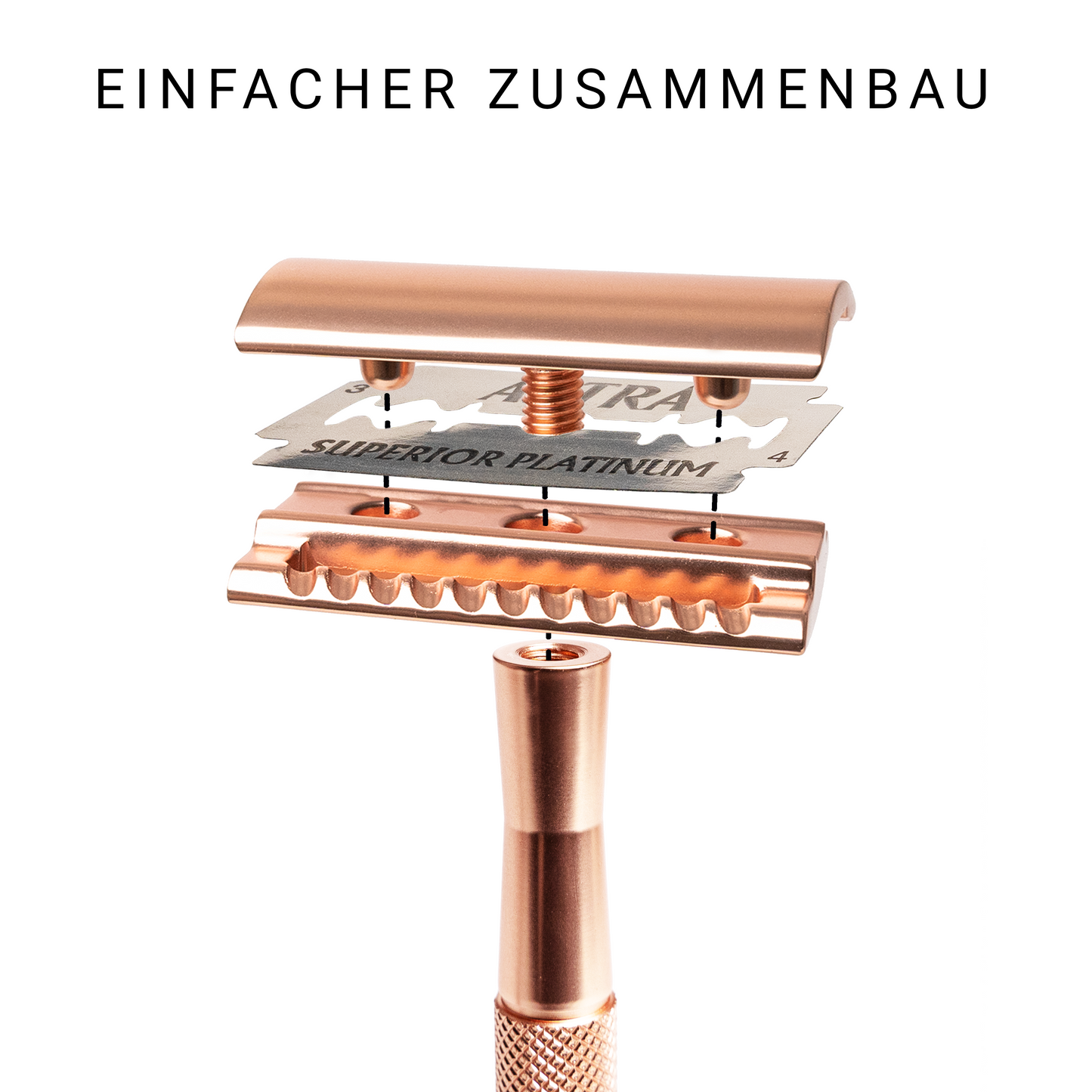 ANYMALE® Rasierhobel mit Standfuß