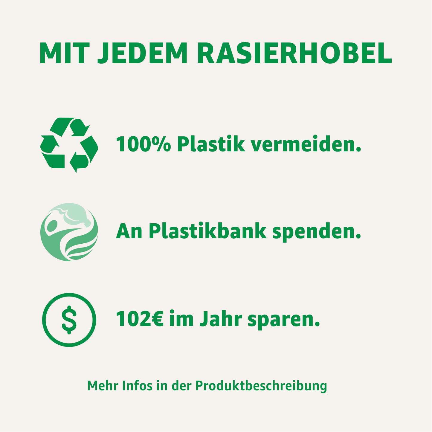 Rasierhobel | Silver Edition | Mit Stand